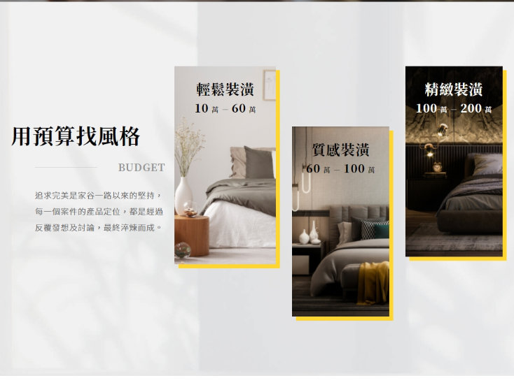 網頁設計-網站設計 - 家谷生活網路股份有限公司 - 平板介面設計